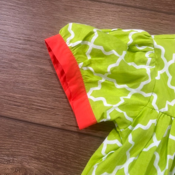 Babeeni Girls A-line Cap Sleeve Pumpkin Dress, Peter Pan Collar, Size 5, fall - Picture 6 of 10